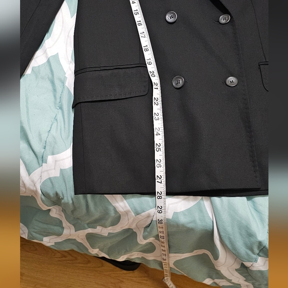 Anna Molinari double-breasted blazer black sz 40 - Picture 5 of 7